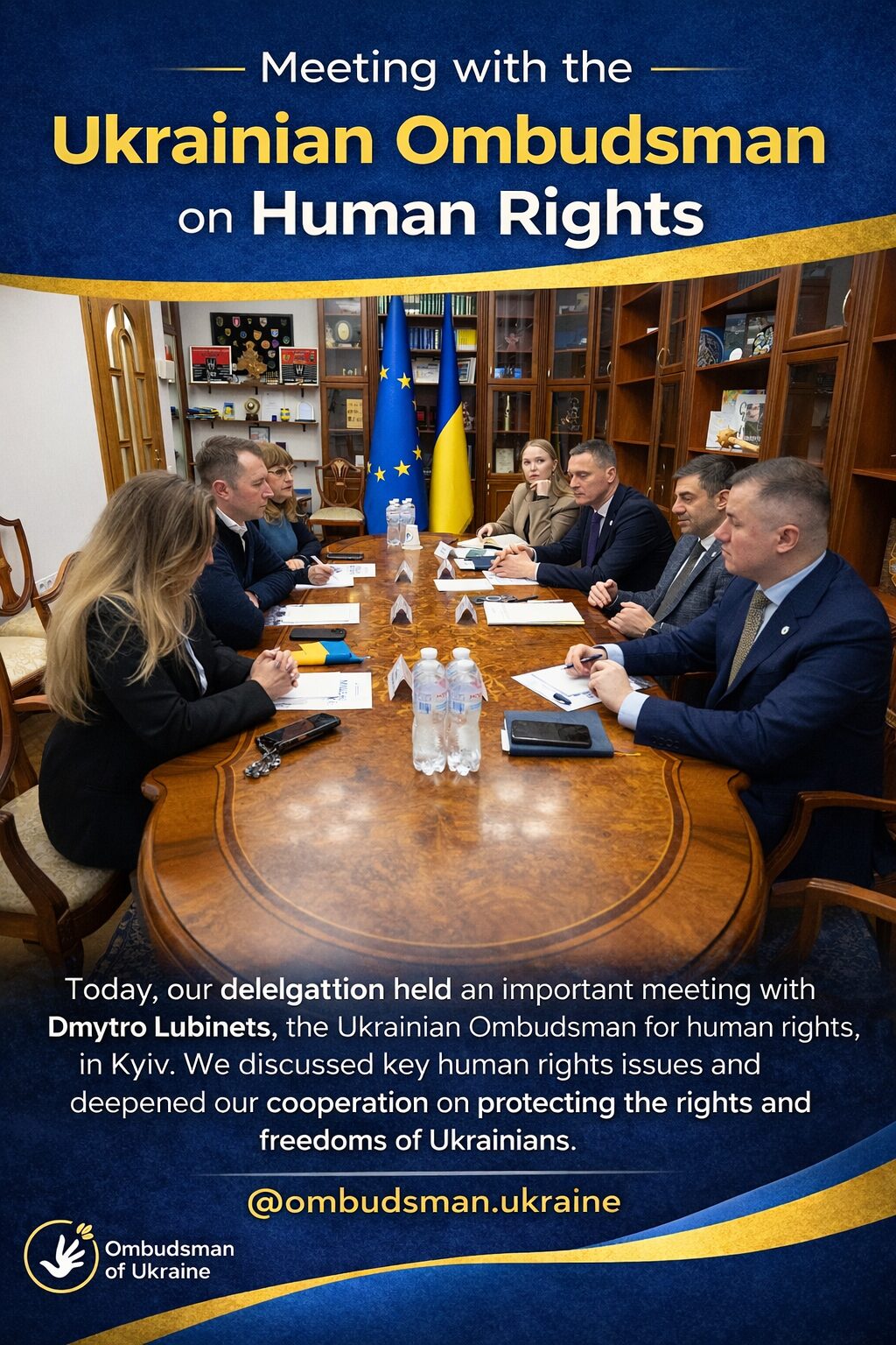Go Ukraina delegation meeting with Ukrainian human rights partners in Kyiv